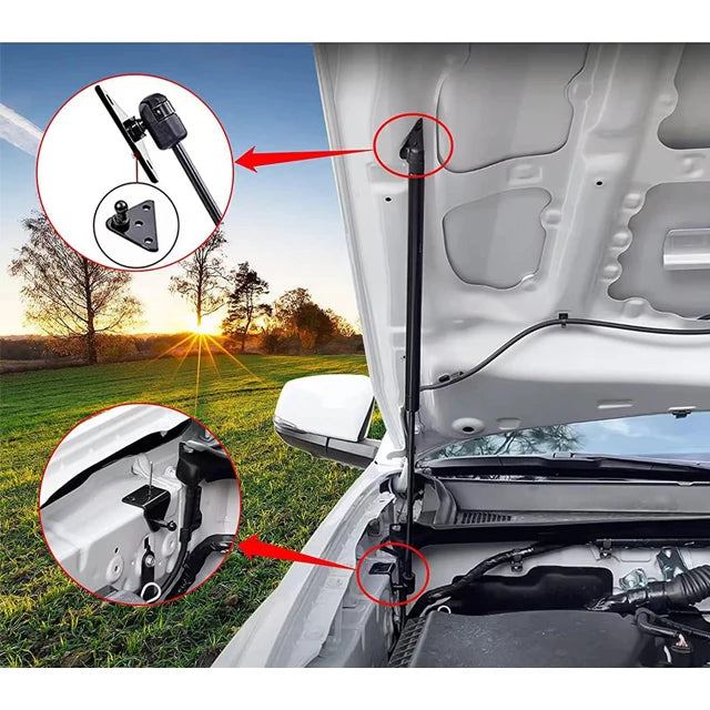 Tacoma hood hydraulic support rod gas spring