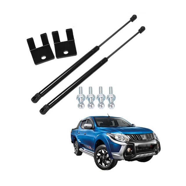 Suitable for Mitsubishi 2018+ Triton hood hood hydraulic rod with support rod gas spring
